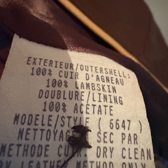 Vintage Elegant Brown Leather Trench Jacket Fall Boho 90s - Picture 6 of 6